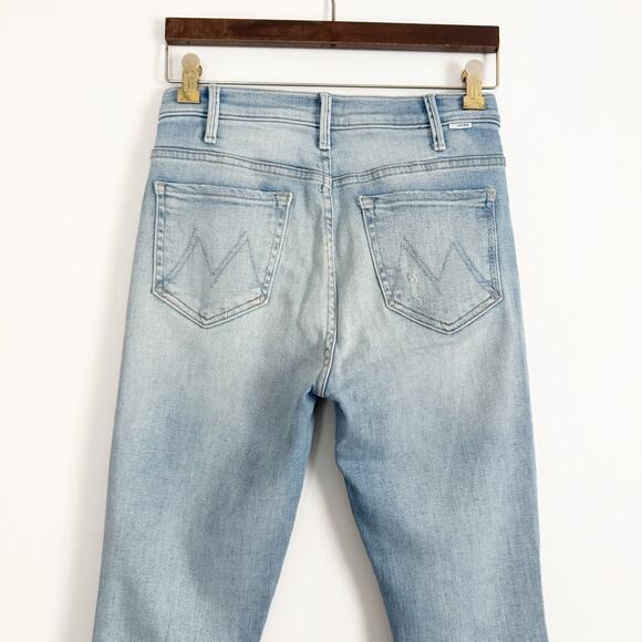 MOTHER The Hustler Ankle Chew Jeans Petal Plucker 27 - Picture 7 of 12